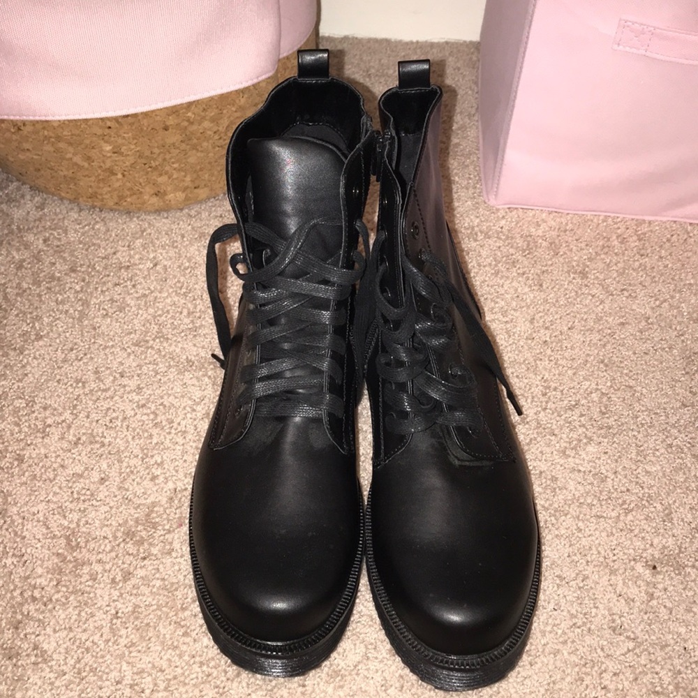 Black Combat Boots